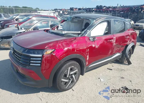 2025 Nissan Kicks Sv Fwd from USA, damaged, VIN 3N8AP6CA6SL370516